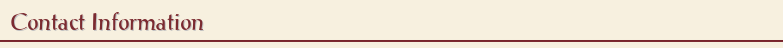 Contact Information